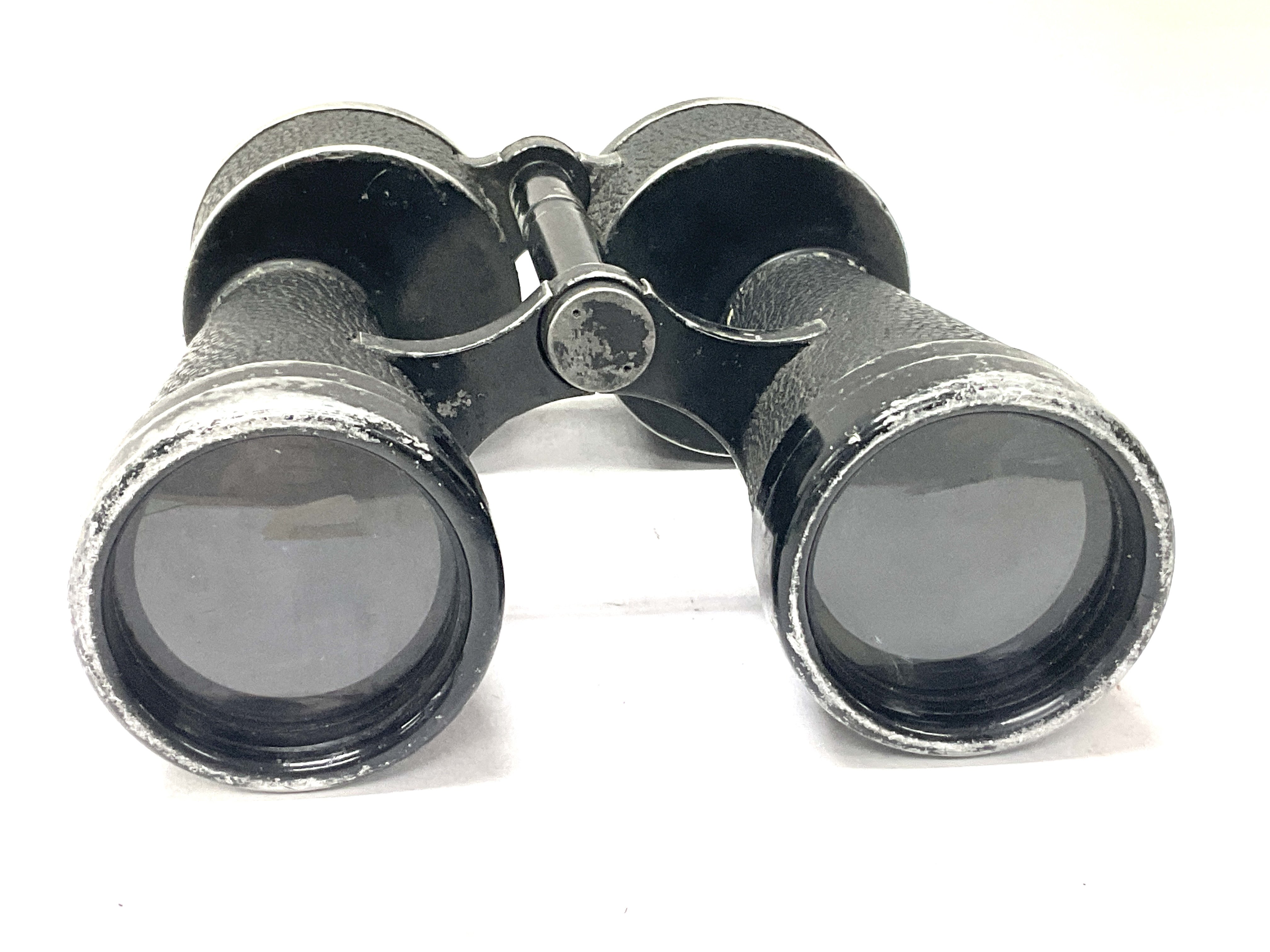 A WWII Second World War Third Reich Nazi German Kriegsmarine BEH 7x 50 Naval Binoculars. - Image 3 of 3