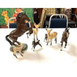 A collection of Beswick animals. (C)