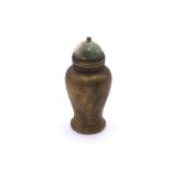 An early 20thC Chinese Bronze snuff bottle with en