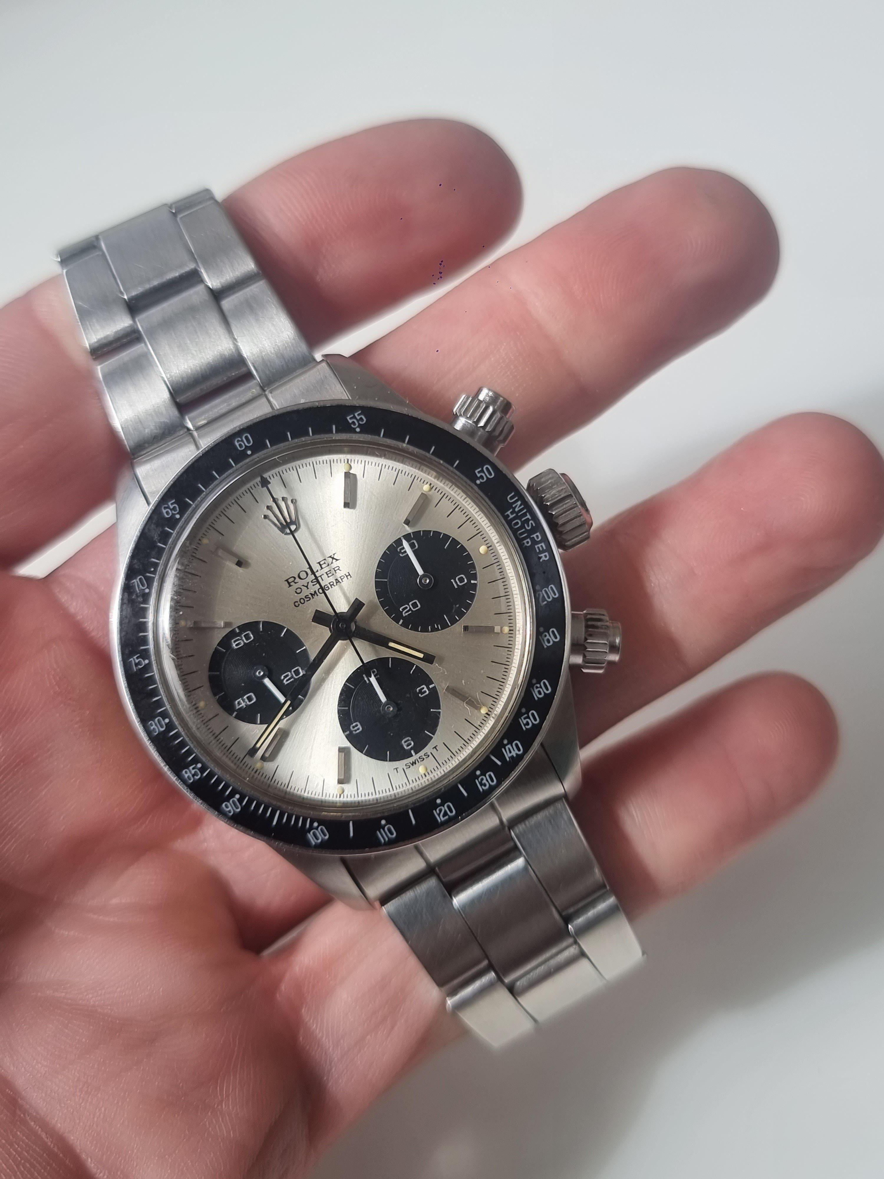 A rare Rolex cosmograph Daytona reference 6263 manual wind column wheel chronograph adjusted to thre - Image 3 of 13