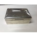Large silver cigar box (9x23cm)