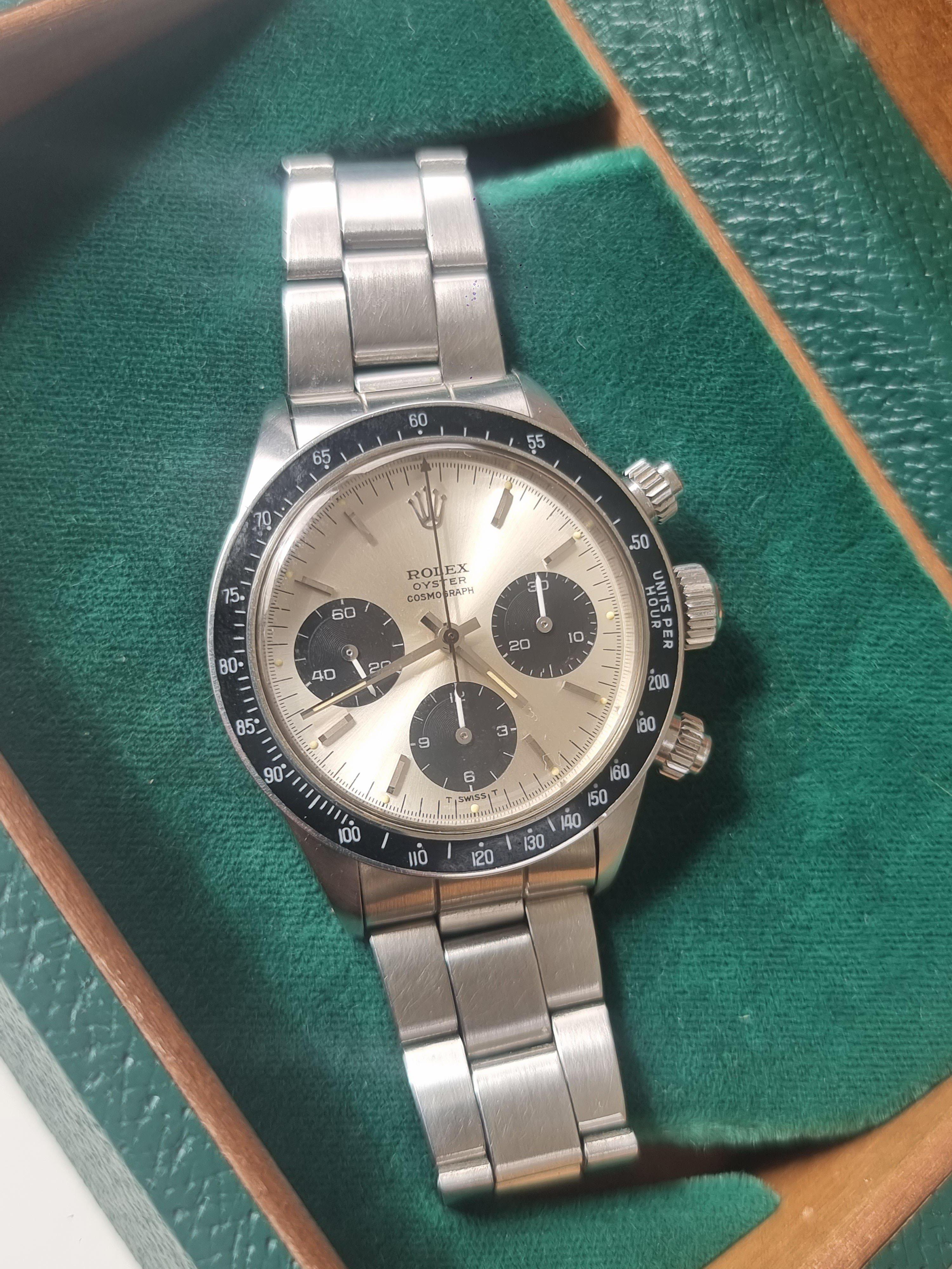 A rare Rolex cosmograph Daytona reference 6263 manual wind column wheel chronograph adjusted to thre