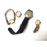 A Ladies Tudor Rolex with 3 other watches. (A)