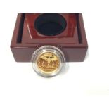 2022 1/4oz gold proof coin from queens reign serie