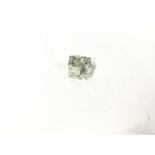 A 1.07ct loose square cut diamond with GIA and IDR