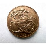 1913 George V full sovereign (A)