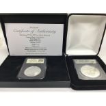 2022 silver 1oz Britannia + 2022 silver 1oz eagle