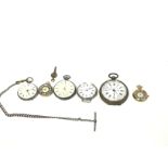 Collection of various pocket watches including som