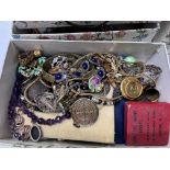 2 miniature 4 drawer vintage jewel chests and coll