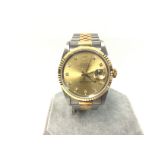 A 1994 Rolex Oyster DateJust Bi-metal with box and