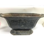 A cast iron Victorian planter, approx width 58.5cm