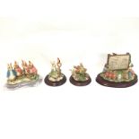 Four Beatrix Potter ceramic figures. All in excell