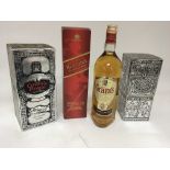 A collection of whisky Grants Royal 12 year old gr