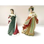 A Royal Doulton figure. Queen Anne, Queens of the