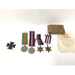 A collection of Second World War medals and an 193