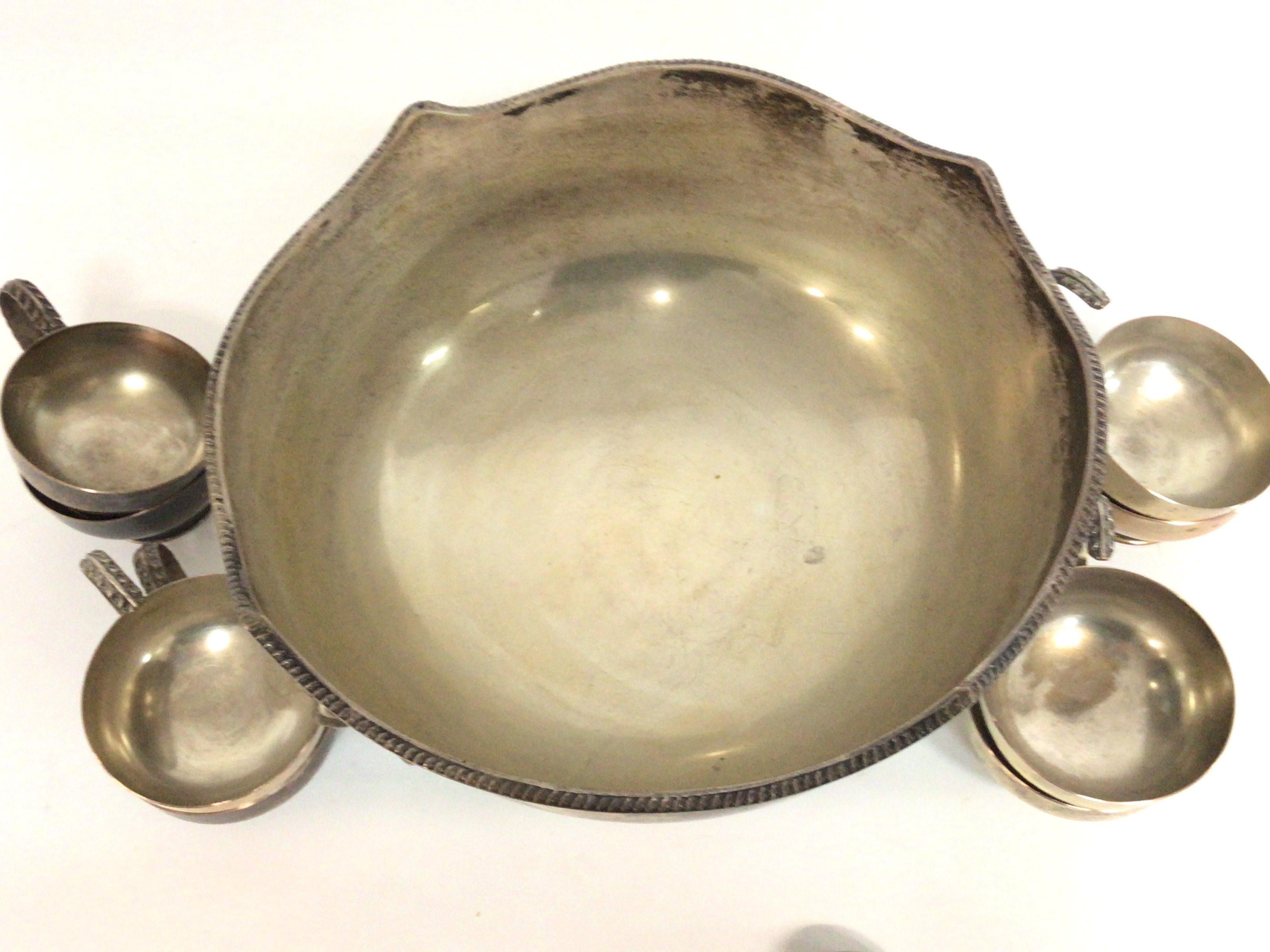 A collection of silver plate including a punch bow - Image 6 of 7