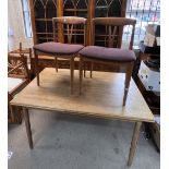 A vintage BAASTRUP Denmark, Teak dining table and