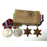 WW2 4 medal group awarded S.L Paffey (A)