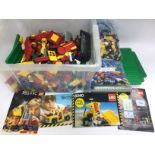 A collection of vintage Lego including Lego Techni