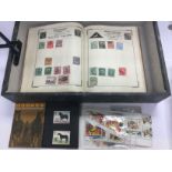 A collection of GB and world stamps.