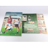 An extensive collection of 1970s and later footbal