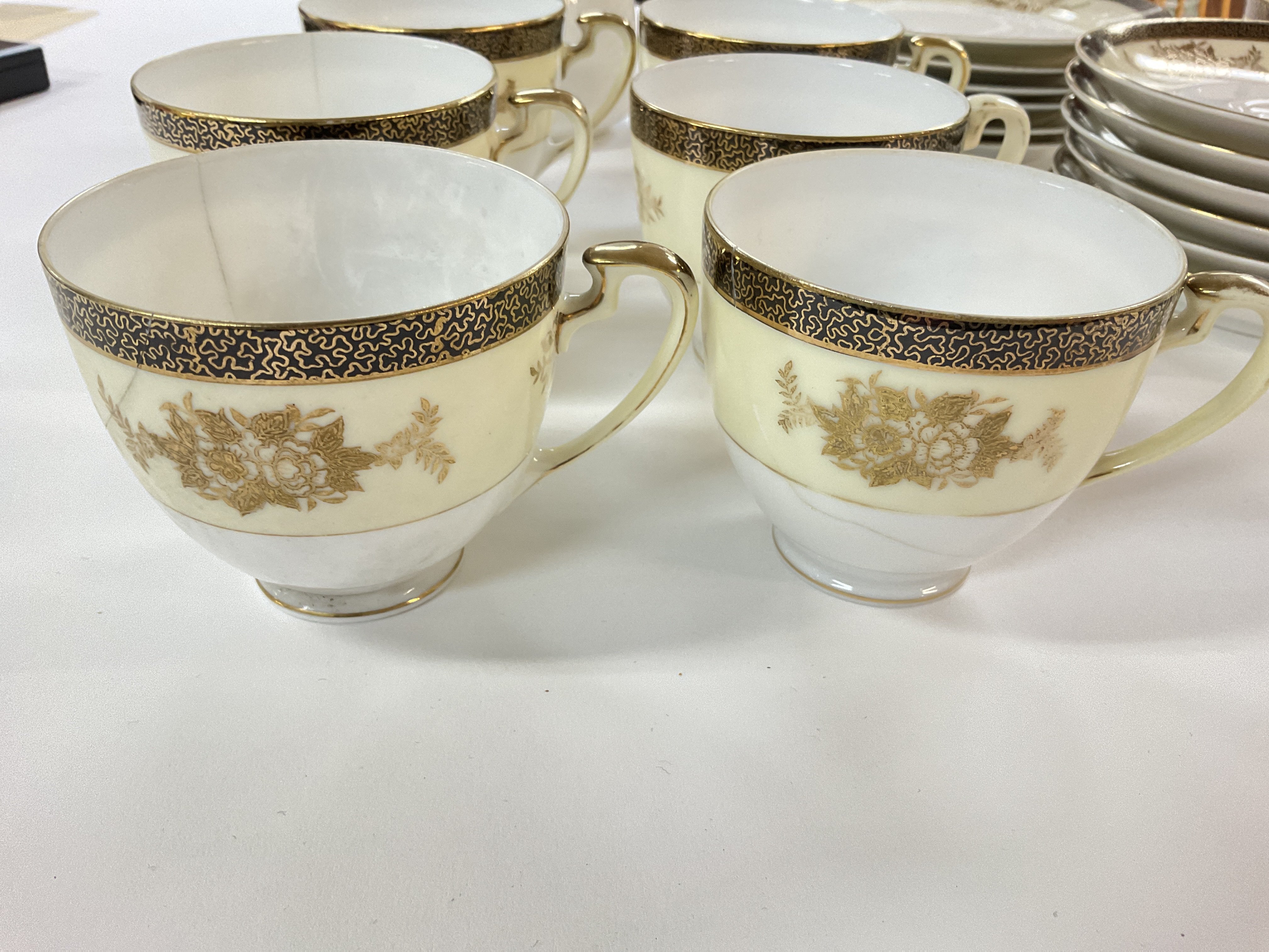 A Noritake tea set. There is damage to three of th - Image 2 of 4