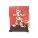 Boxed Swarovski Crystal Zodiac dragon , postage ca