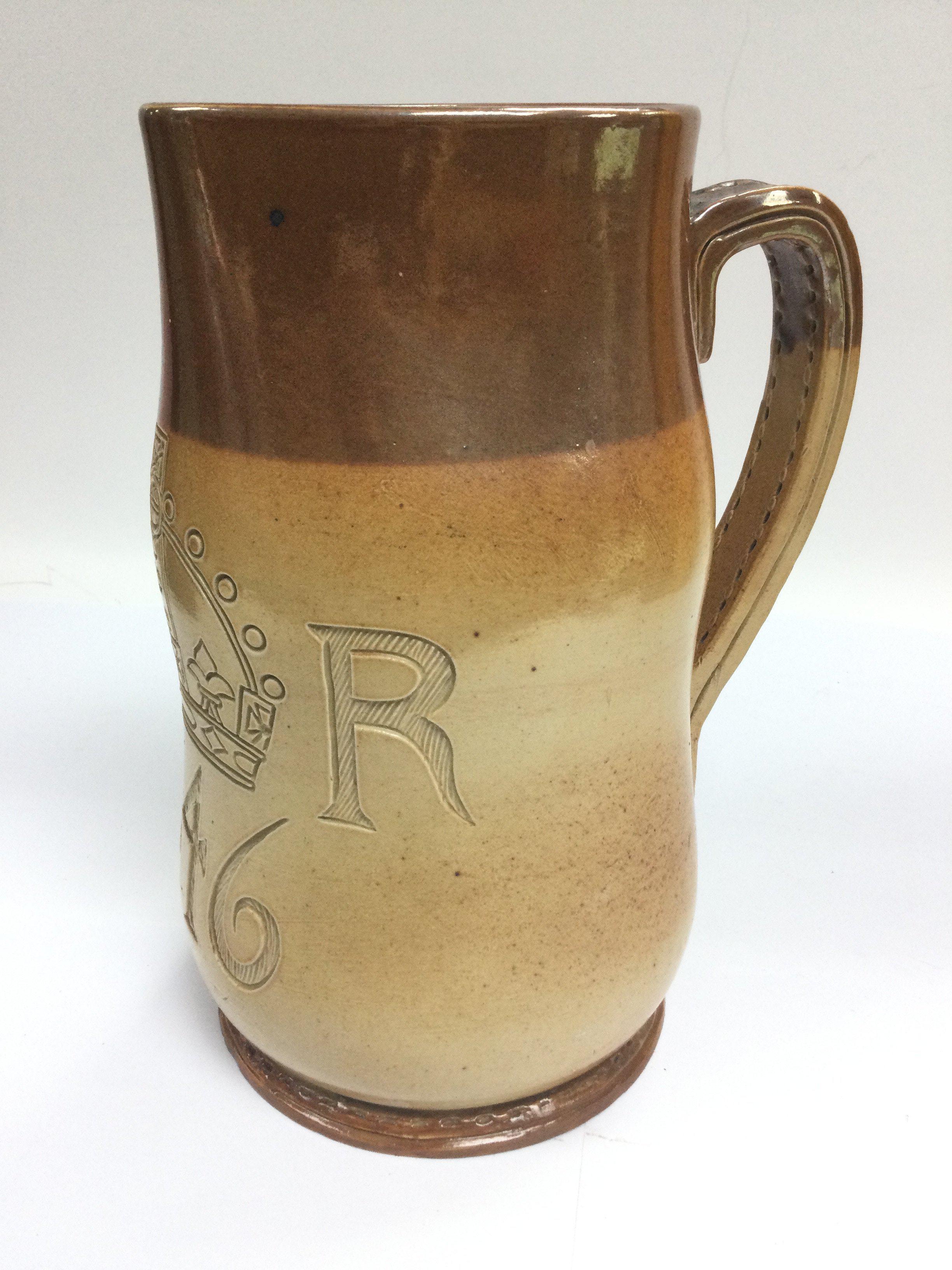 A Doulton tankard reproduced in the style of a 164 - Image 2 of 3