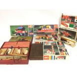 A collection of vintage Lego system Lego sets and