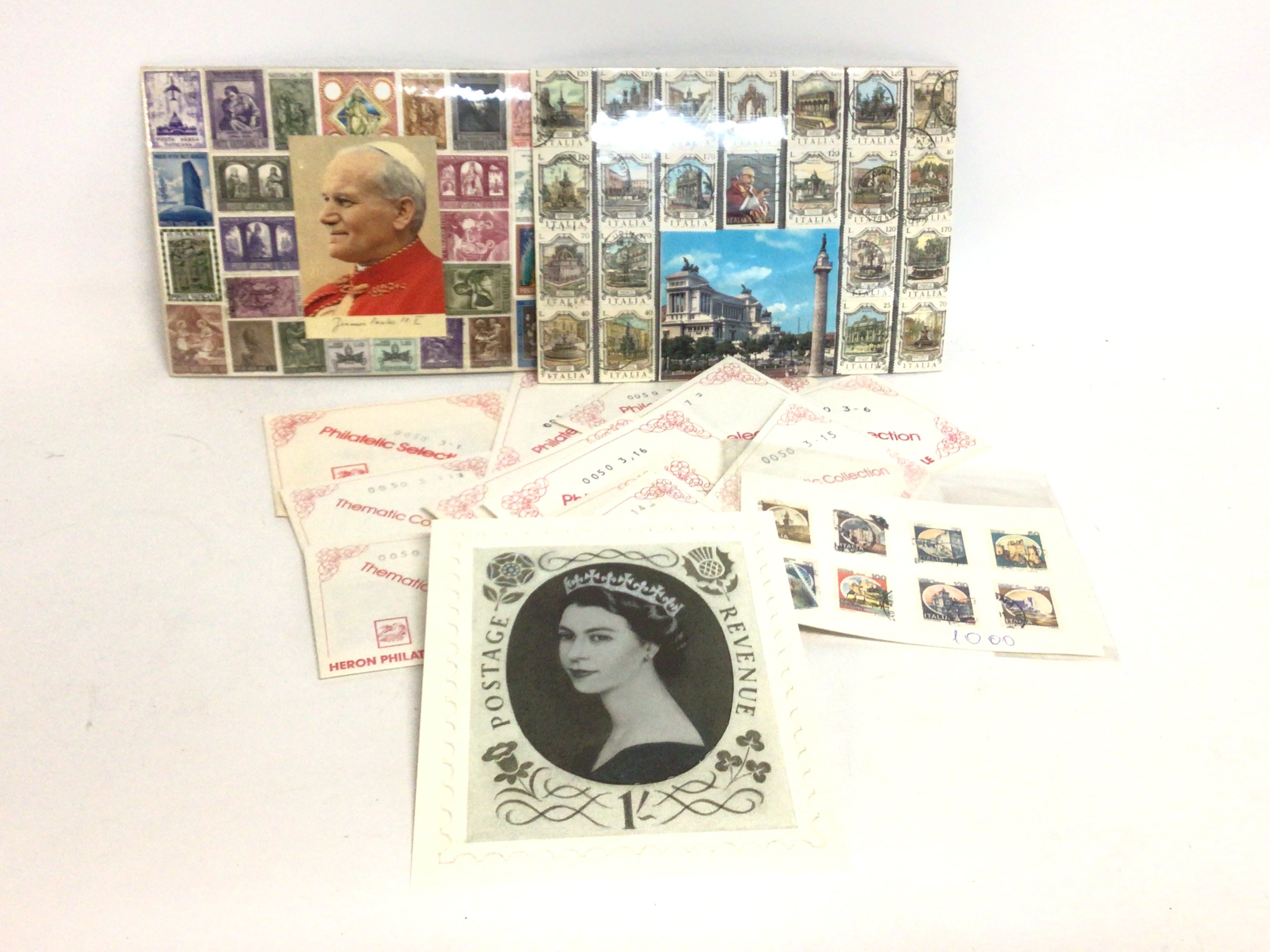 A collection of stamps including various stamps of - Image 5 of 8