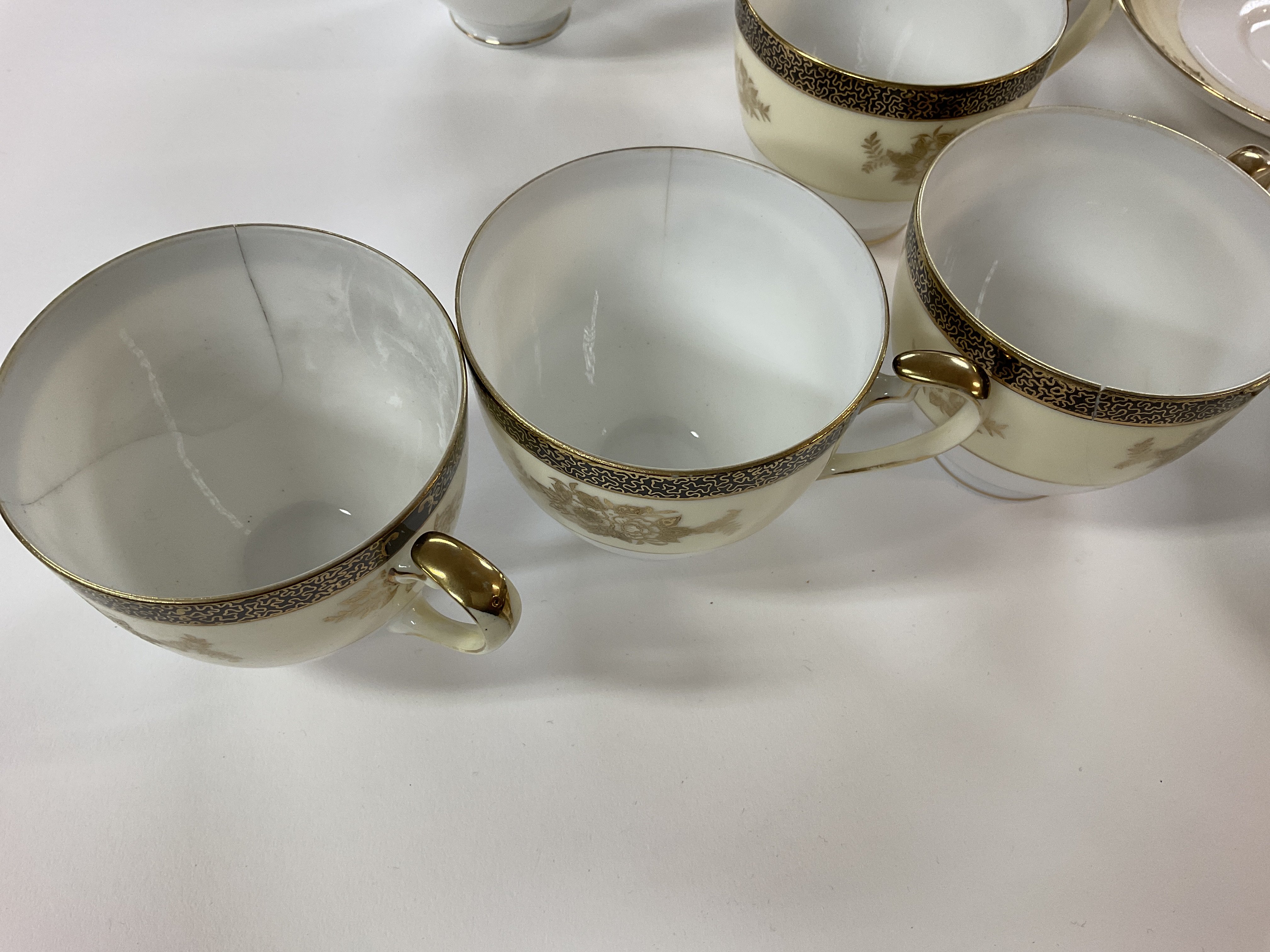 A Noritake tea set. There is damage to three of th - Image 4 of 4