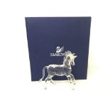 Boxed Swarovski unicorn figurine ,postage cat D no