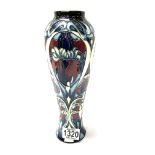 A Moorcroft pottery tube lined vase, Emma Bossons