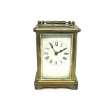 Bronze Bracket clock, with key. Made in France. Po