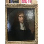 A framed early 18th century portrait. Possible Tho