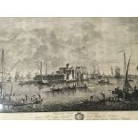 A pair of quality late 18th Century prints views o