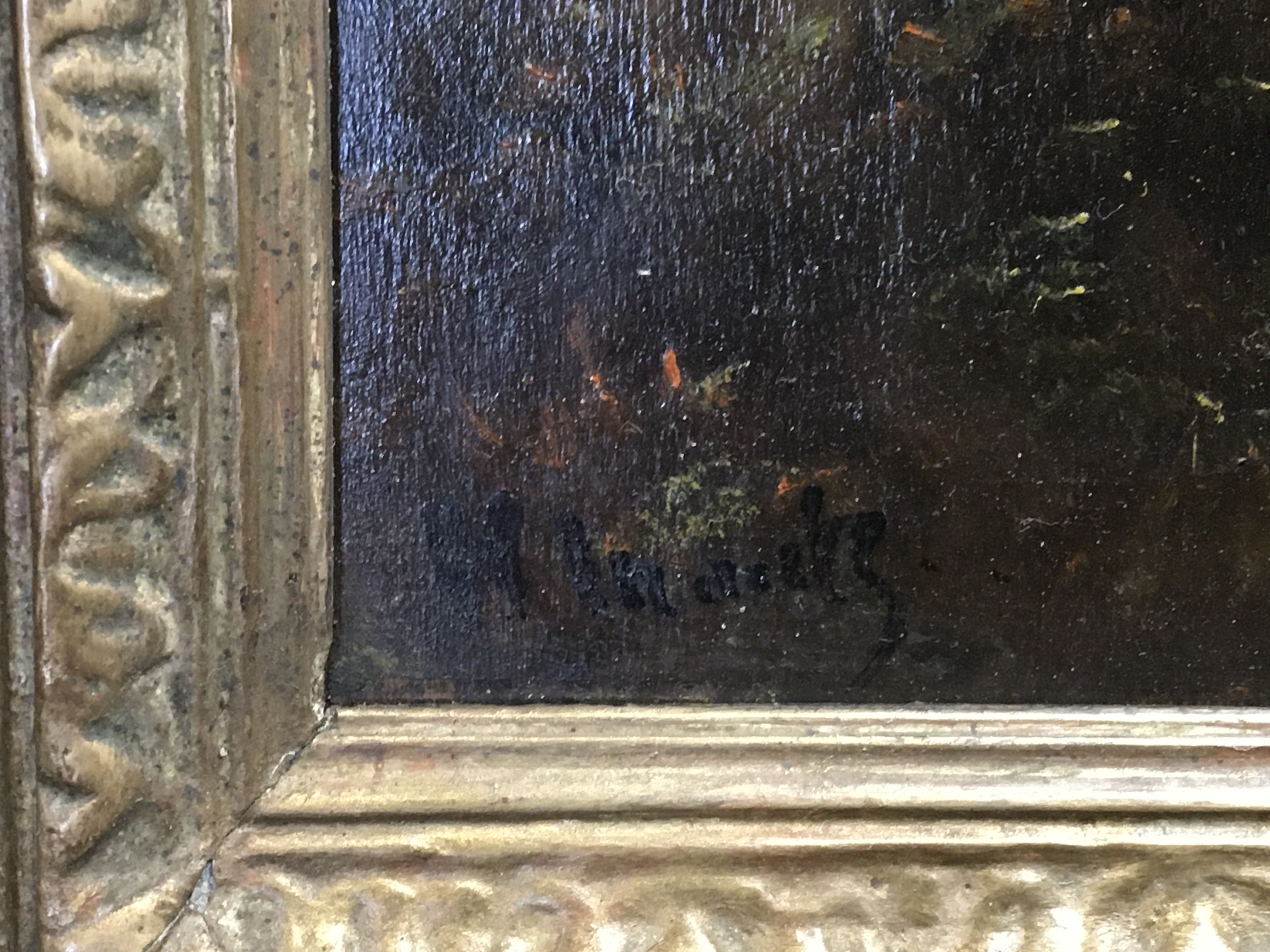 A gilt framed 20th century oil painting study of a - Image 2 of 4