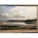 A large framed oil on canvas, William Vernon costa