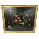 A gilt framed oil painting on canvas 19th century