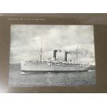 A framed picture of the merchant ship Union Castle