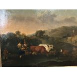 A late 18th or early 19th century oil paintings on