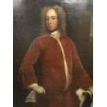 A large mid 18th (1740-60) Oil painting half lengt