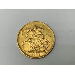 A Queen Victoria 1871 sovereign, (A).