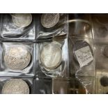 An album of mixed early English and world coinage