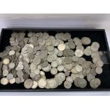 A collection of British pre 1947 silver coinage. 0