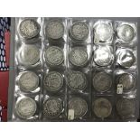 A collection of coinage including silver pre 47 Vi