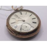 A 9carat gold cased key wind pocket watch maker Th