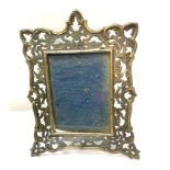 A hallmarked silver photo frame 25 x 18cm (photo s