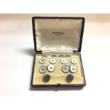 A Harrods dress set mother of pearl and stones (A/