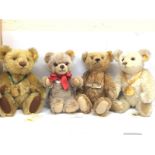 A collection of Steiff bears including the Danbury